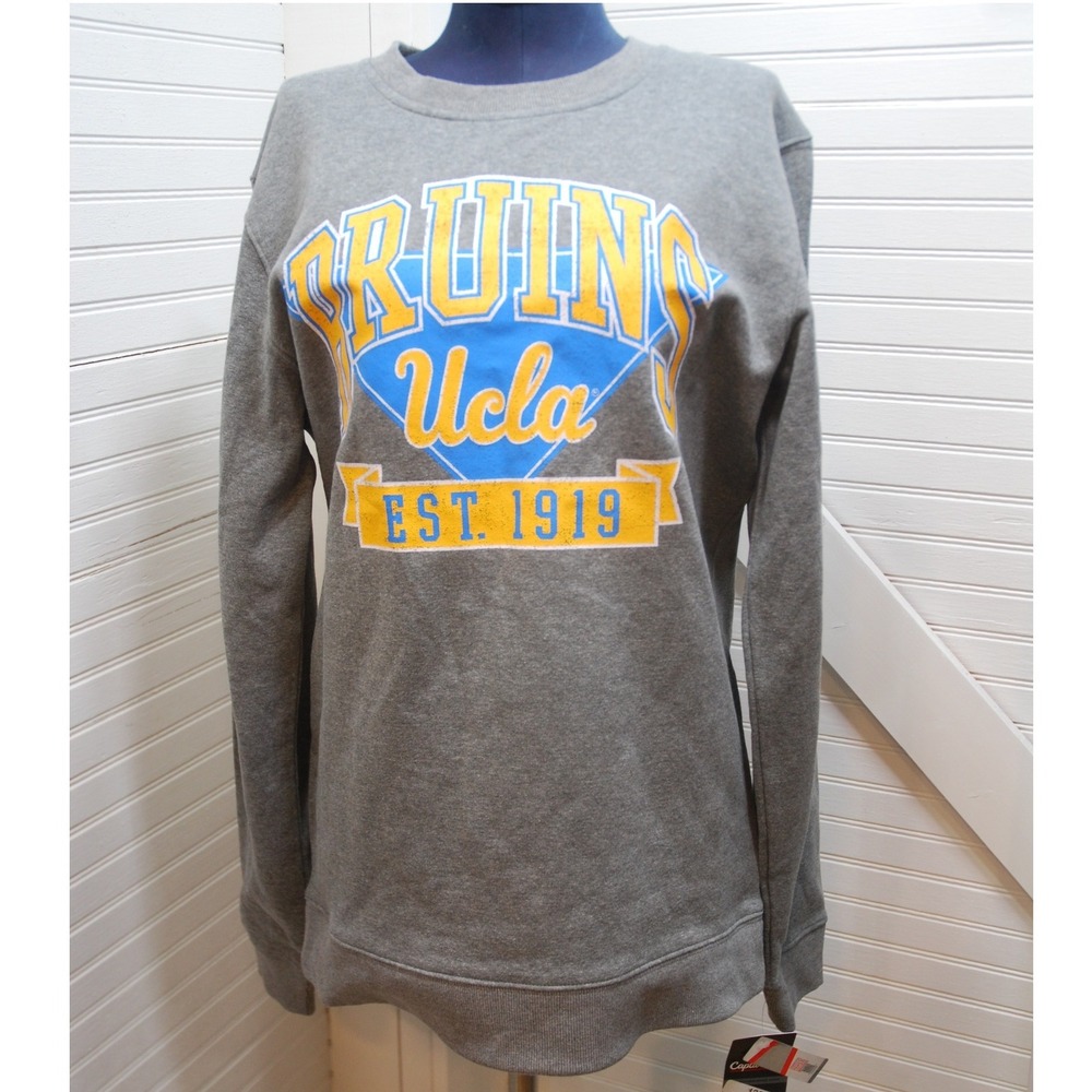 UCLA Bruins sweatshirt Mens Small gray graphic print Captivating‎ NWT